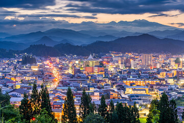 Takayama, Japan City Skyline