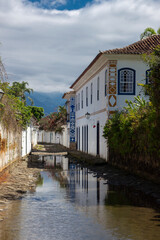 Obraz premium Colonial street in Paraty Brazil