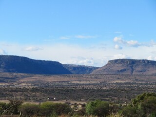 view of the mountains in AGuascalientes, Mexico