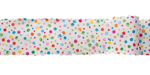 Wrapping paper , isolated on transparent png background,