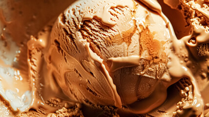 Ice cream commercial, macro food texture background design