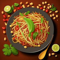spaghetti with tomato sauce