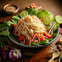 Thai papaya salad