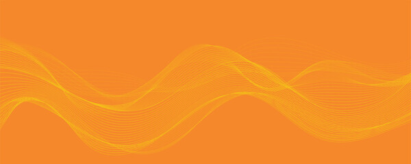 Abstract orange wave background