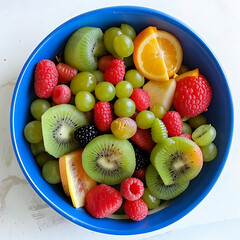 fruit salad in a bowl