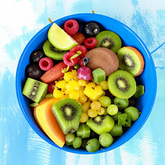 Delicious fruit salad 