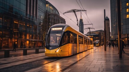 Tram in the City