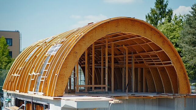 Construction with composites materials, innovative building techniques for sustainable and strong structures.