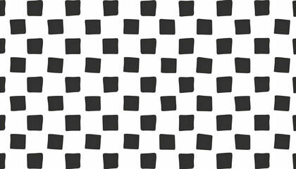Fototapeta premium Black square pattern background handmade prints on digital art concept, Generative AI.