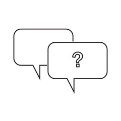 Question web icon. Question mark, insecure person, confused, quiz question, collection. Vector illustration. EPS 10/AI