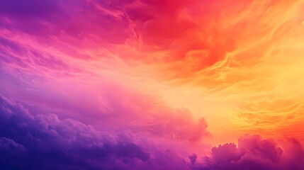 Fototapeta premium Colorful Sky with Clouds.