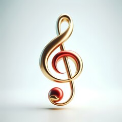 golden treble clef