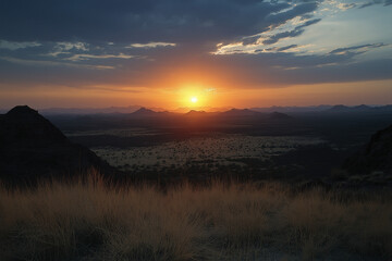 Obraz premium Arizona Desert Sunset