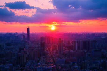 Fototapeta premium China Sunset