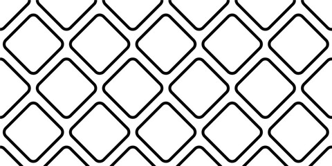 Abstract geometric pattern with small and large rhombuses. Design element for web banners, posters, cards, wallpapers, backdrops, panels Black and white color Vector illustration
