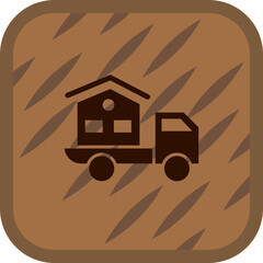 Obraz premium Moving Home Icon Design