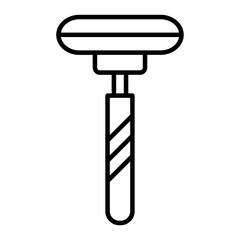 razor outline icon