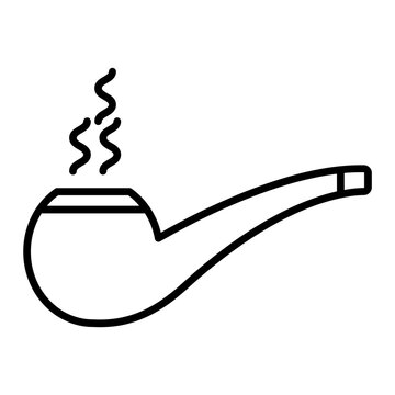 recommend clip art: smoking pipe outline icon