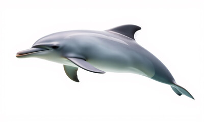 dolphin on a white background