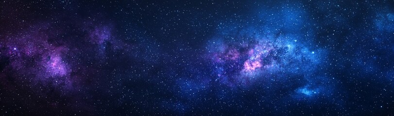 Fototapeta premium A landscape with the Milky Way galaxy. A night sky full of stars.