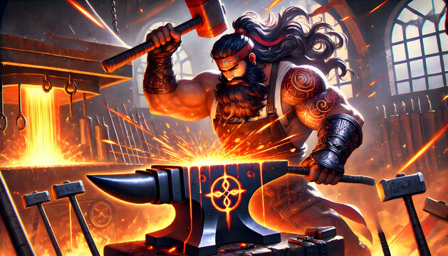 NPC Blacksmith, the strongest master