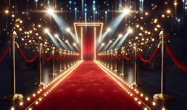 A glamorous red carpet event.