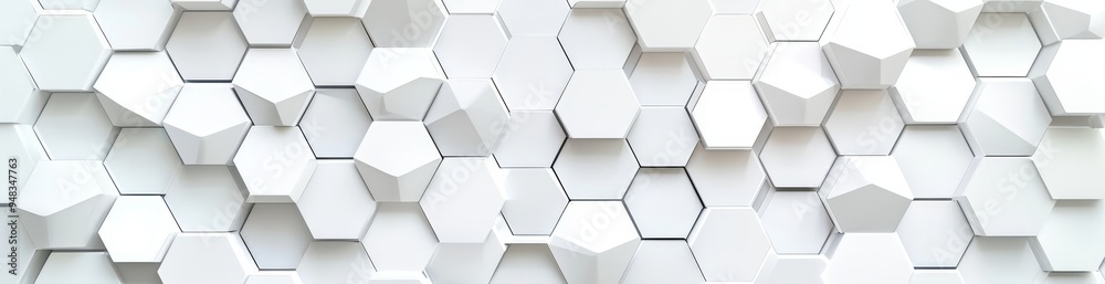 Poster detailed hexagon pattern. geometric abstract background with simple hexagonal elements. incorporated