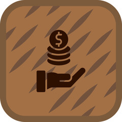 Charity Fund Vector Icon Design