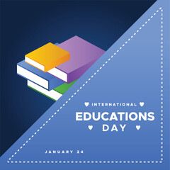 International Education Day Design Background