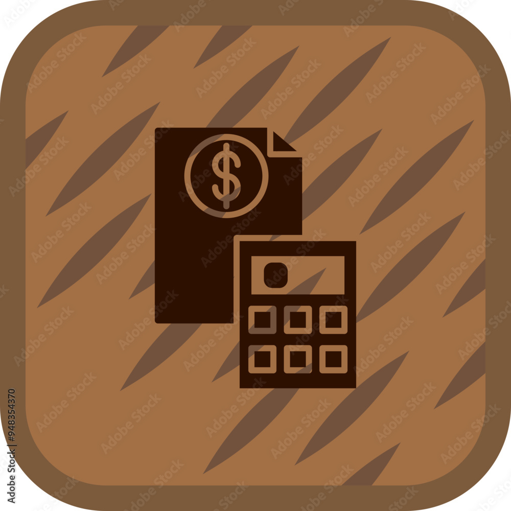 Poster Accounting Icon Design