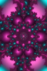 Fototapeta premium A colorful abstract design with a purple and blue background