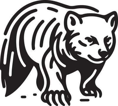 recommend clip art: Wolverine Outline Vector, Animal Vector, Wolverine Clipart