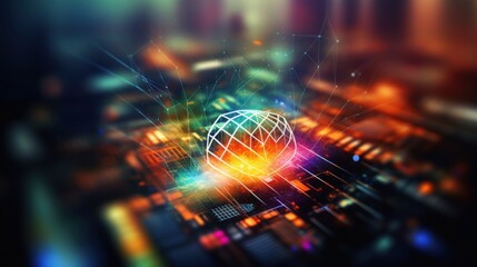 Obraz premium Abstract Digital Network