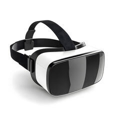 VR glasses isolated on white