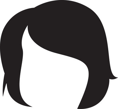 recommend clip art: Female Hairstyle Icon