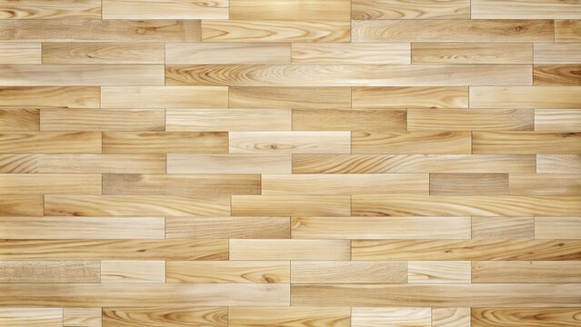 Light wooden parquet floor background with a natural wood texture