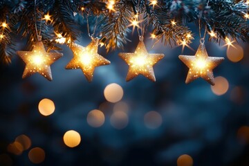 Glimmering star lights