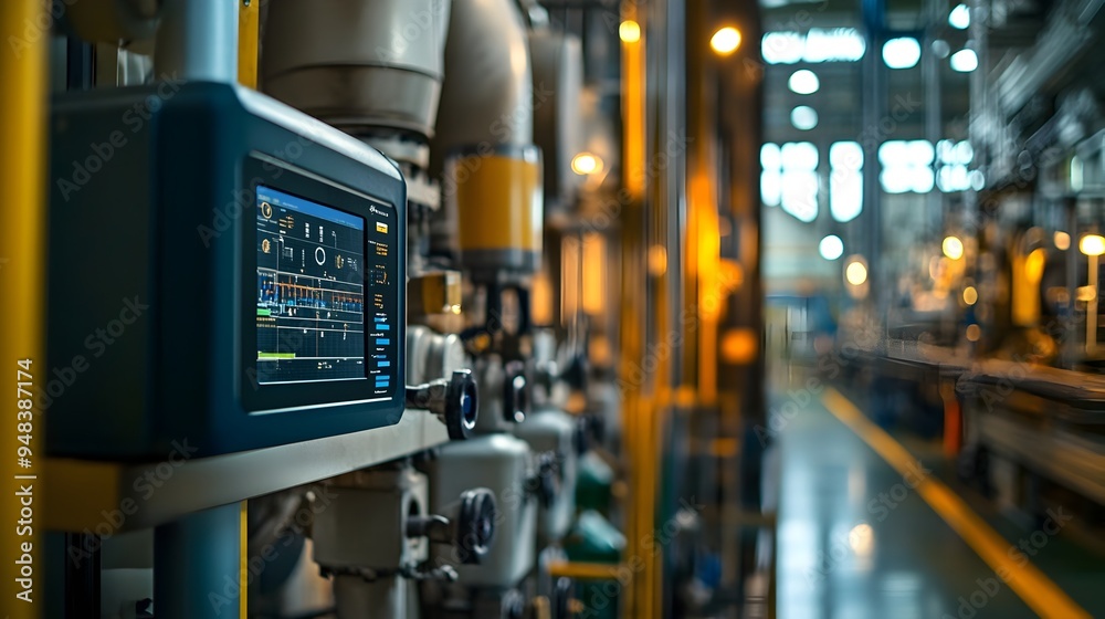 Poster advanced iot powered predictive maintenance system optimizing productivity in a smart industrial fac