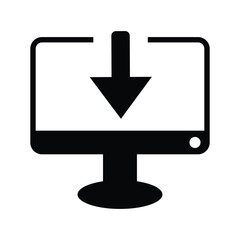 Computer download icon