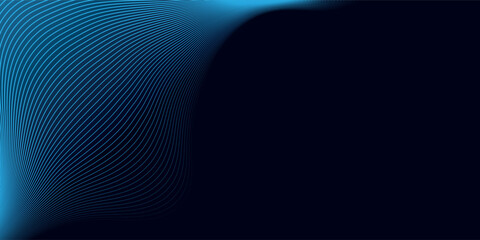 Abstract technology background with light effect. Glowing wave lines. Dynamic waves. Vector illustration.