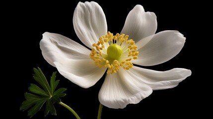 Anemone Flower in Close-Up