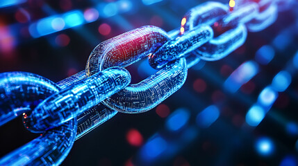 Blockchain data security, wallpaper, the security of all forms of transaction data technology