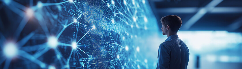 Digital background featuring data science with tech-focused visuals and modern aesthetics.