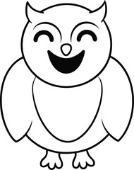 Whimsical laughing hawk vector with expressive features and bright hues enhances any artwork with a fun and lively vibe





