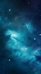 Naklejka premium Beautiful wallpaper with night starry sky
