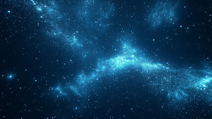 Fototapeta premium A glittering scattering of stars in the night sky