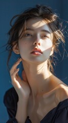Fototapeta premium Portrait of a Young Woman in Natural Light
