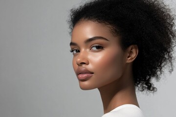 A model displaying a luxury scented lotion in a modern studio, emphasizing the lotion&acirc;&euro;&trade;s packaging, texture, and high-end appeal. 