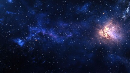 Naklejka premium Rendering of a starry outer space background in 3D cartoon style