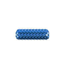 Blue ribbed symbol